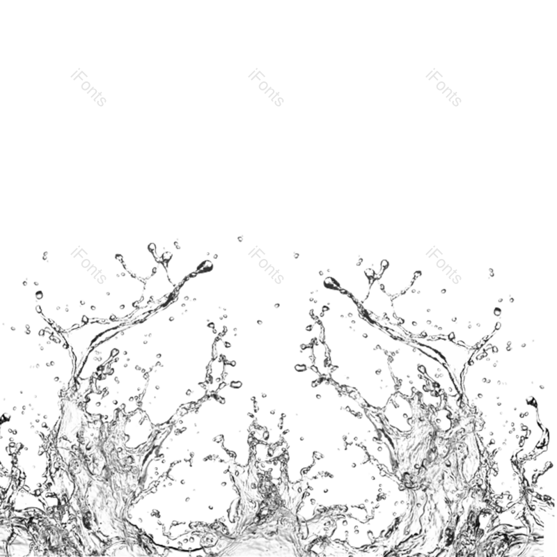 水花图片,元素,PNG,免抠素材